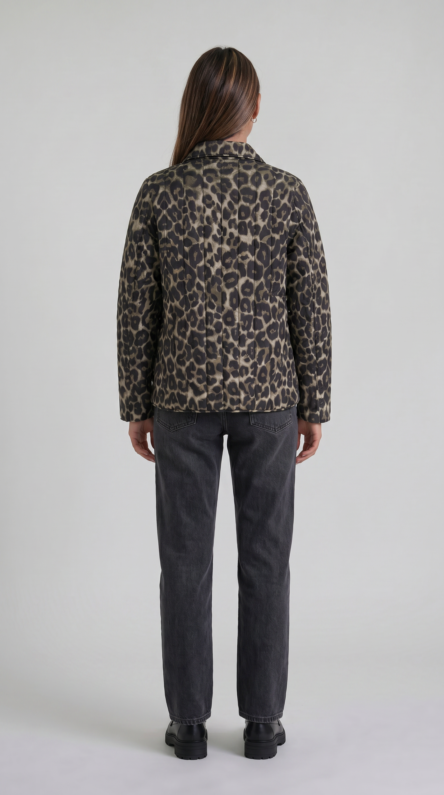 Chaqueta Leopardo Verde