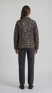 Chaqueta Leopardo Verde
