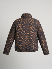 Chaqueta Leopardo Café
